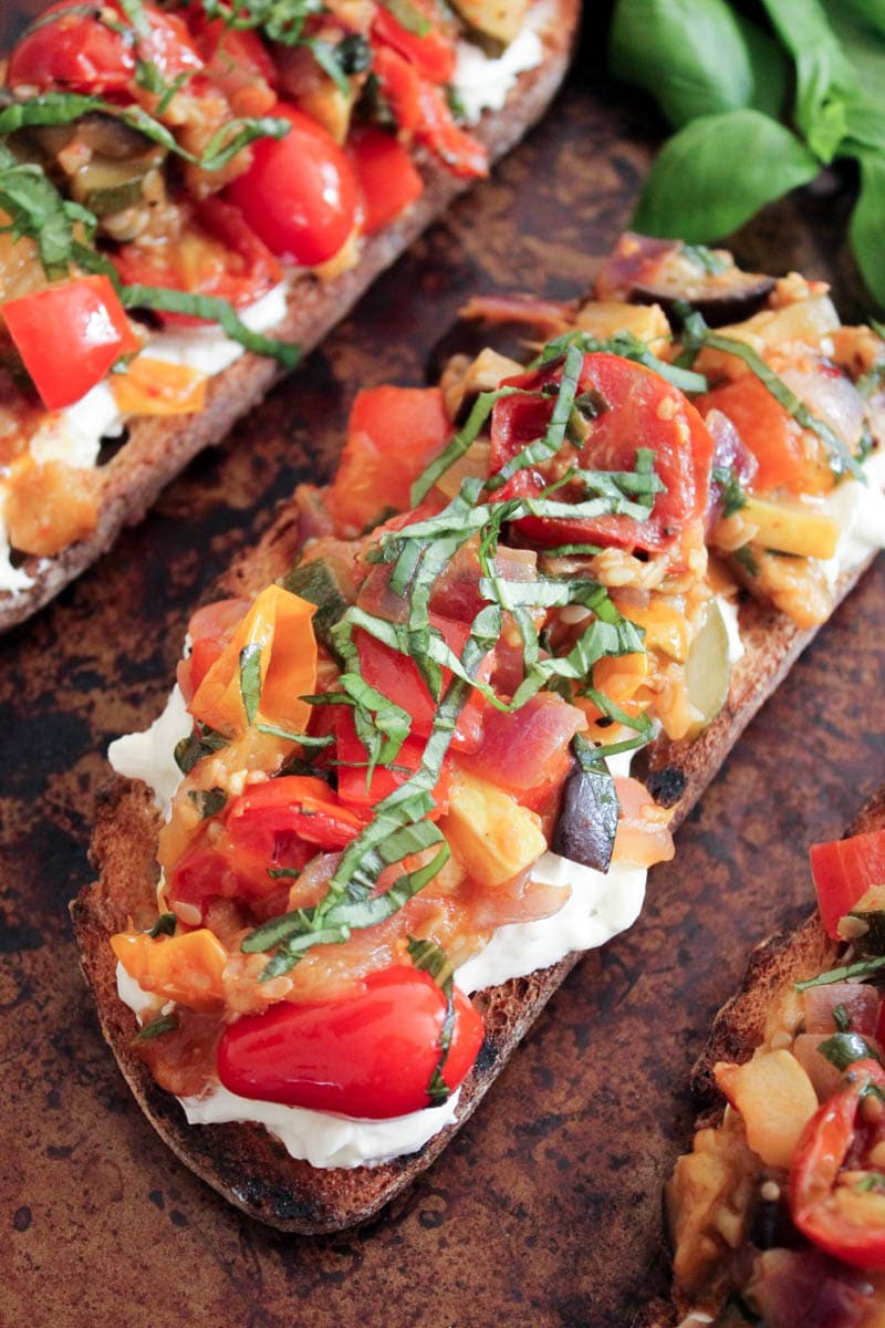 Ratatouille-Tartines-with-burrata-and-honey-balsamic-drizzle-10