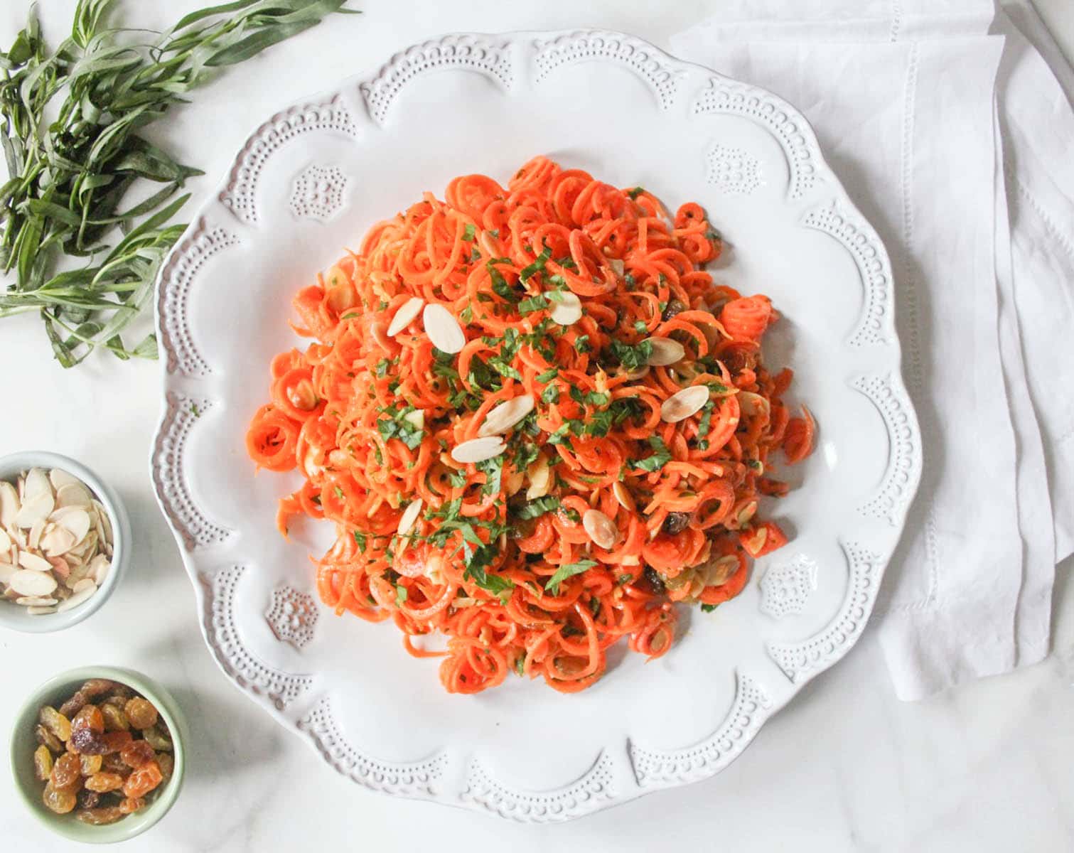Spiralized-Carrot-Salad-with-Herbs-and-Toasted-Almonds-1