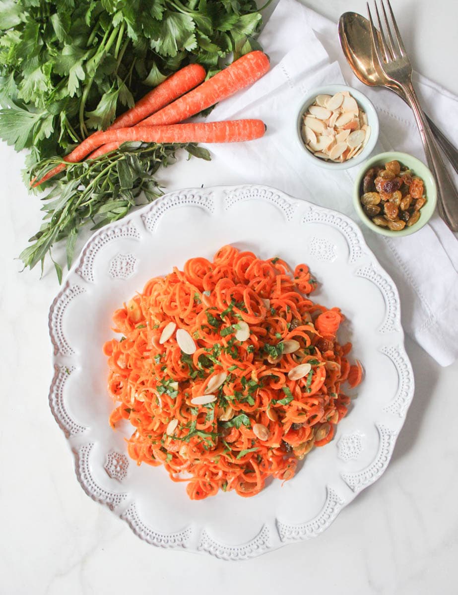 Spiralized-Carrot-Salad-with-Herbs-and-Toasted-Almonds-3