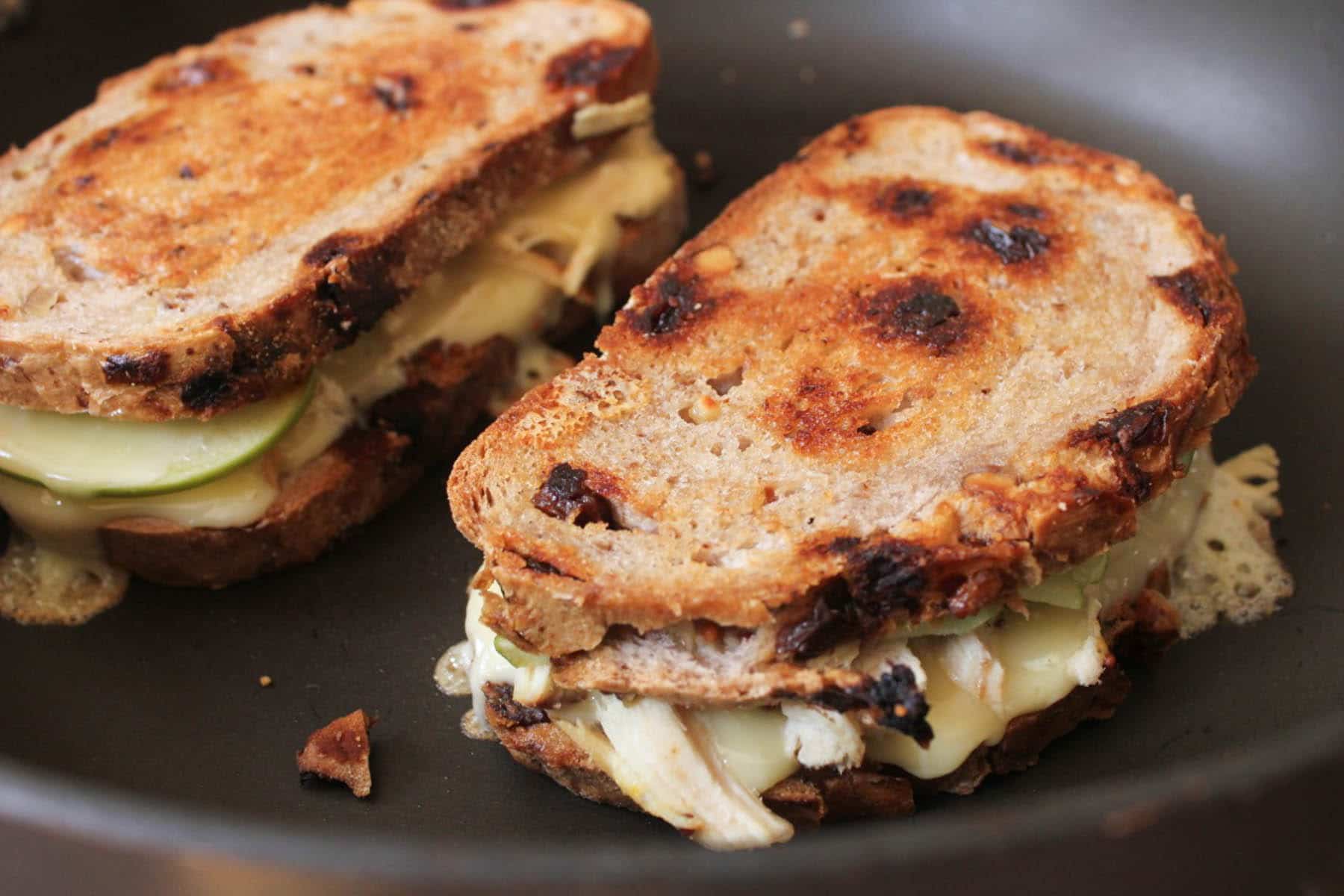 Roast-Chicken-Apple-and-Brie-grilled-cheese-step-6
