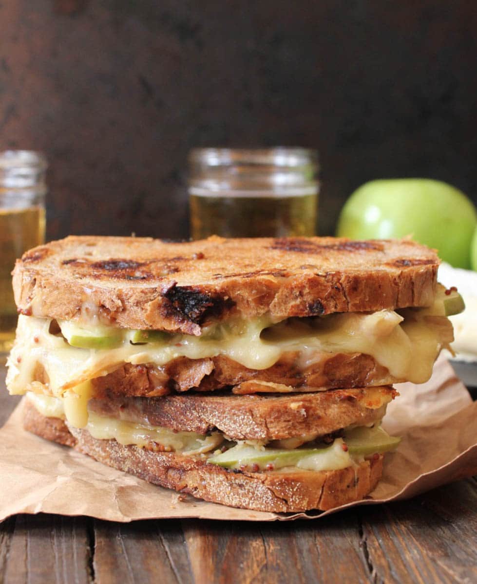 Roast-Chicken-Apple-and-Brie-grilled-cheese