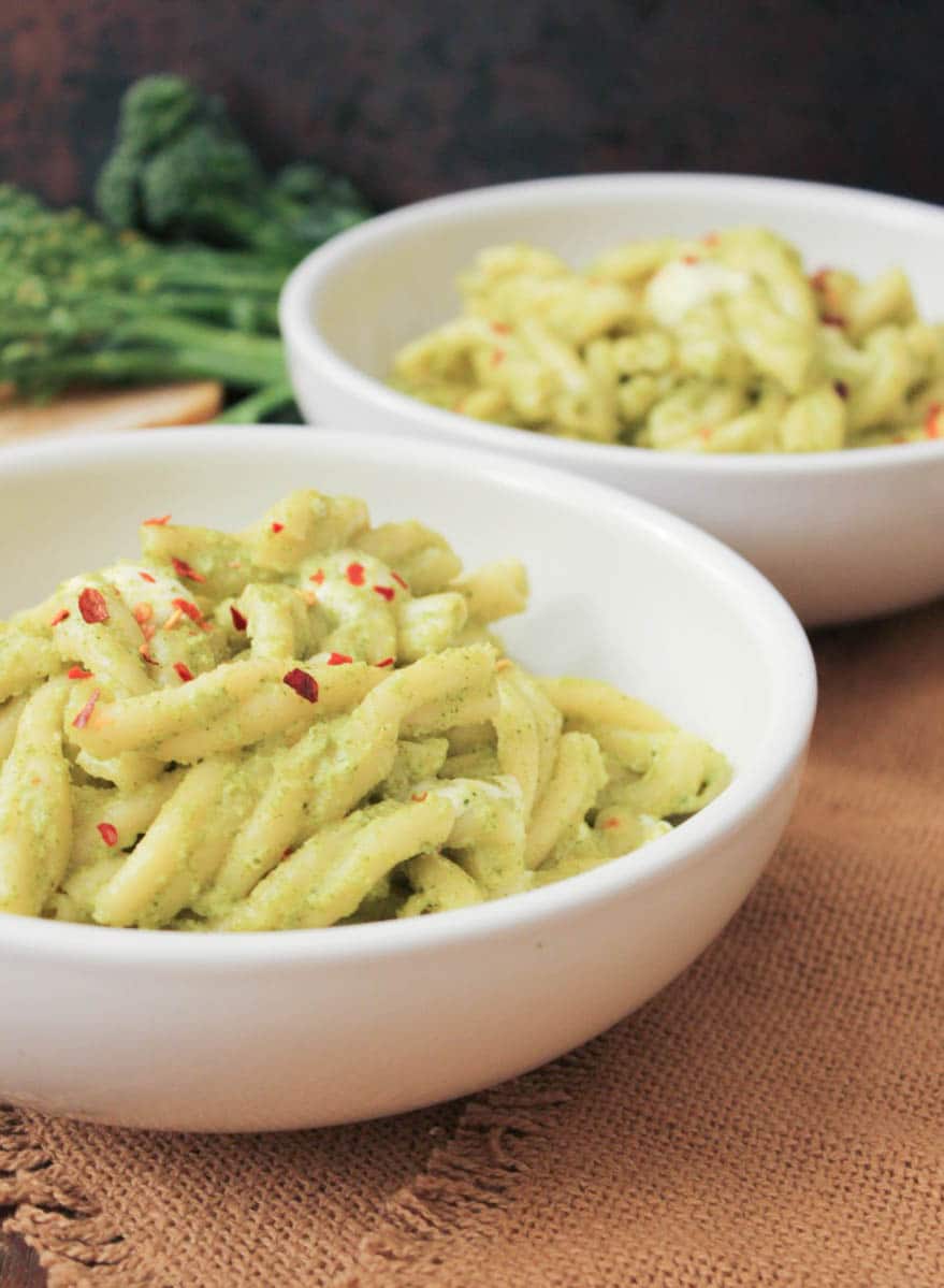Torcetti-Pasta-with-Broccoli-Rabe-Pesto-and-Fresh-Mozzarella-5