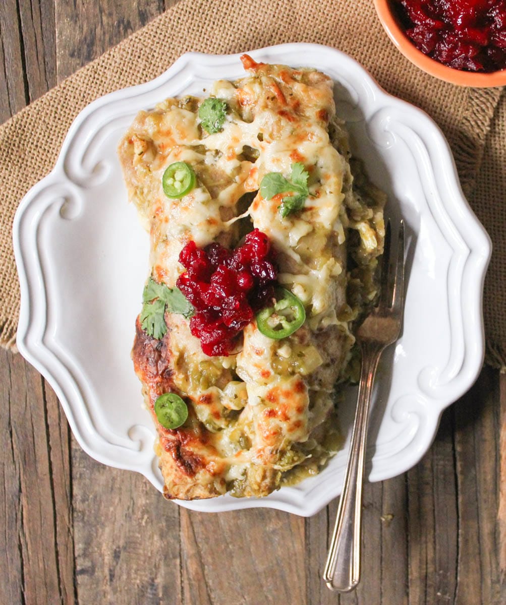 Thanksgiving-Leftovers-Enchiladas-with-Salsa-Verde-4