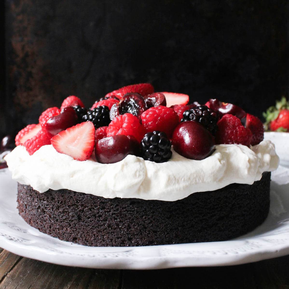 Foolproof-Chocolate-Cake-With-Whipped-Cream-and-Berries-20
