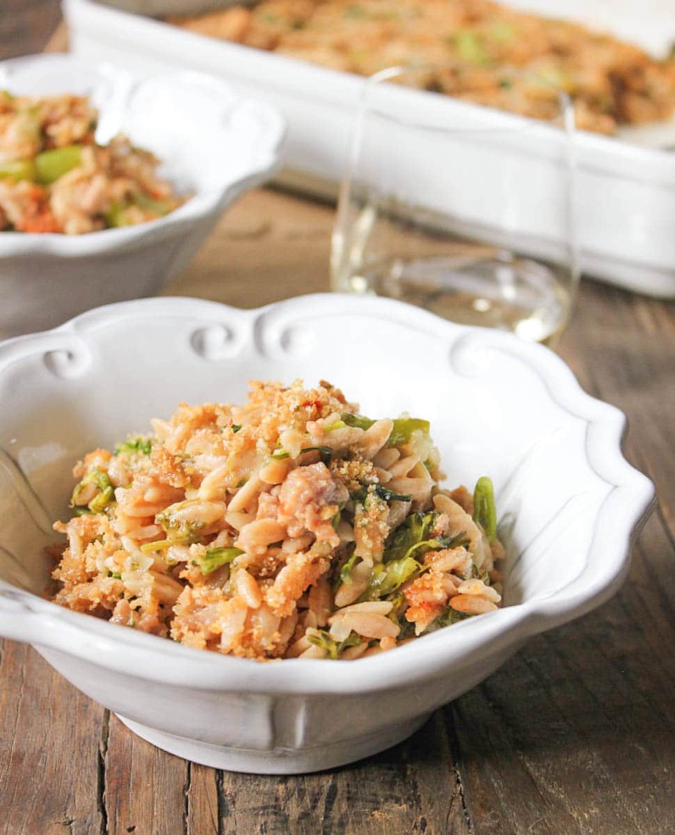 baked-orzo-casserole-with-turkey-sausage-broccolini-fontina