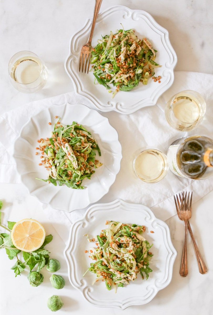 Chicken-and-Wheat-Berry-Salad-with-Shaved-Brussels-Sprouts-and-Arugula-4