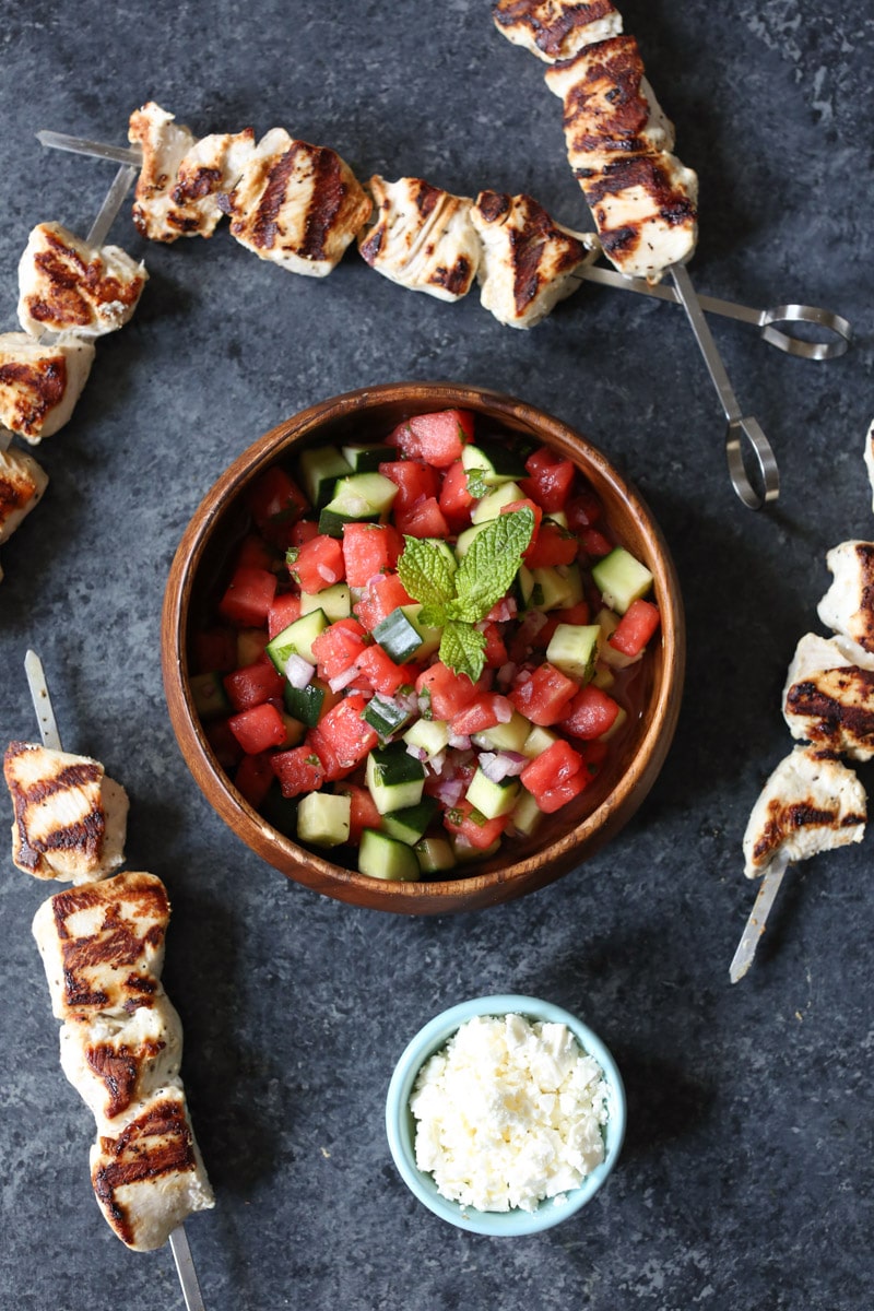 Grilled-Chicken-Skewers-with-Watermelon-Cucumber-Salsa-and-Feta-2