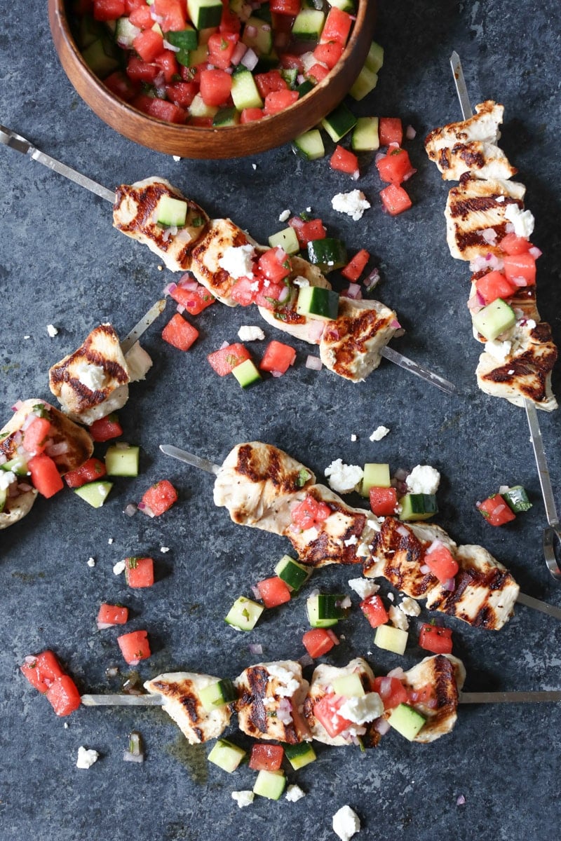 Grilled-Chicken-Skewers-with-Watermelon-Cucumber-Salsa-and-Feta-3