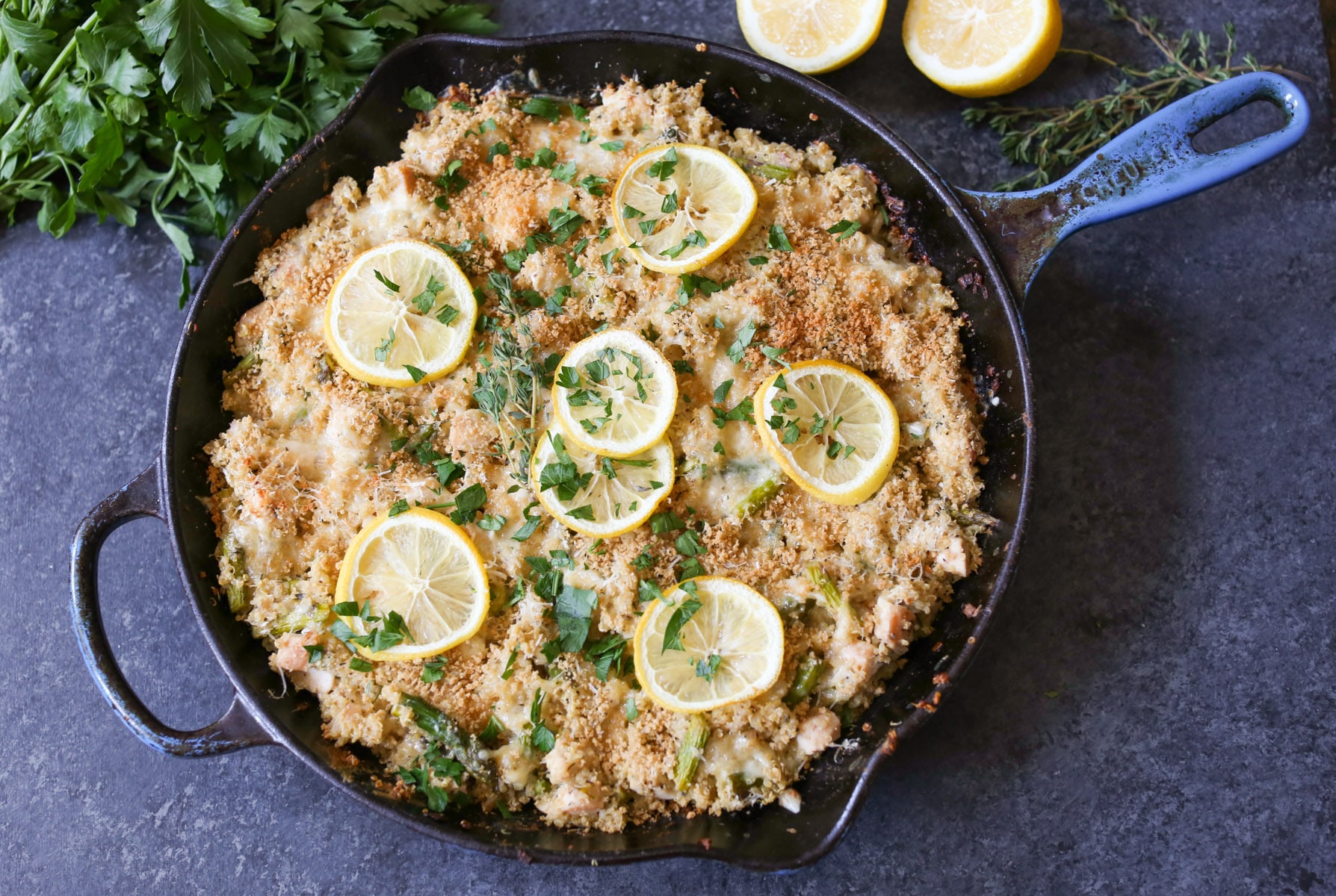 Lemon-Chicken-Quinoa-Bake-with-Asparagus-and-Fontina-8