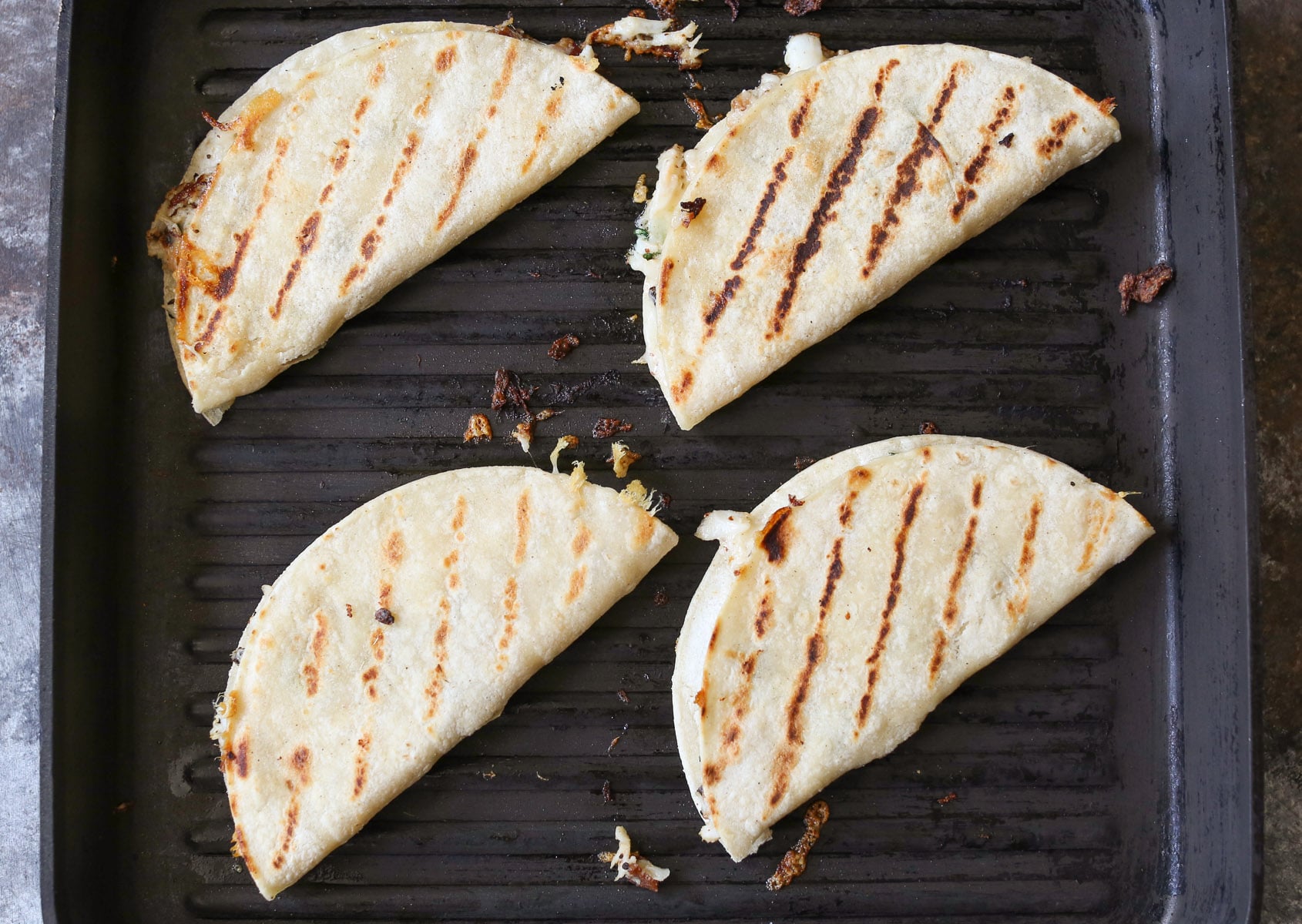 Crab-and-Bacon-Quesadillas-with-Sweet-Corn-Guacamole-step-7