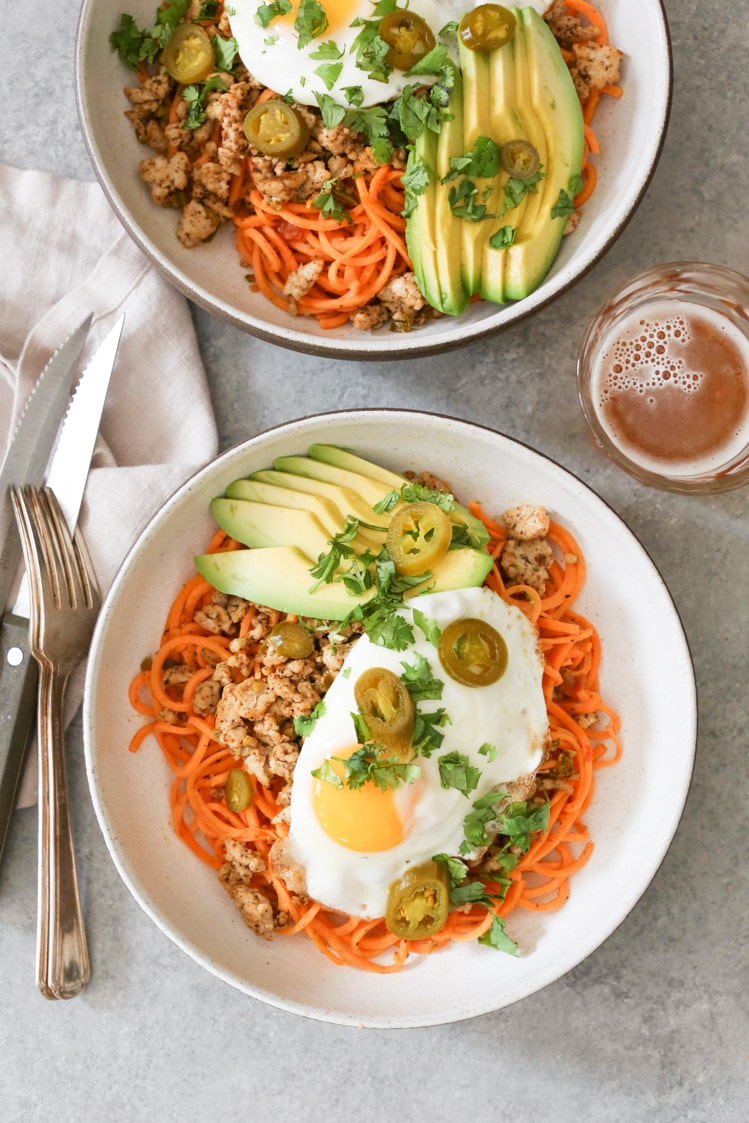 spicy-chicken-and-sweet-potato-noodle-bowls