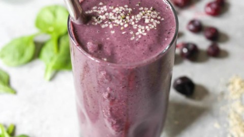 Casual Friday: Berry-Cherry Smoothie - Domesticate ME