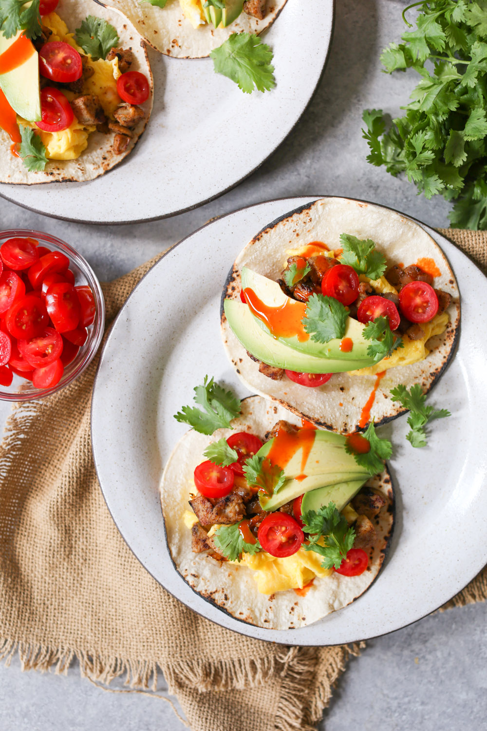Casual Friday: Chicken Sausage Breakfast Tacos - Domesticate ME