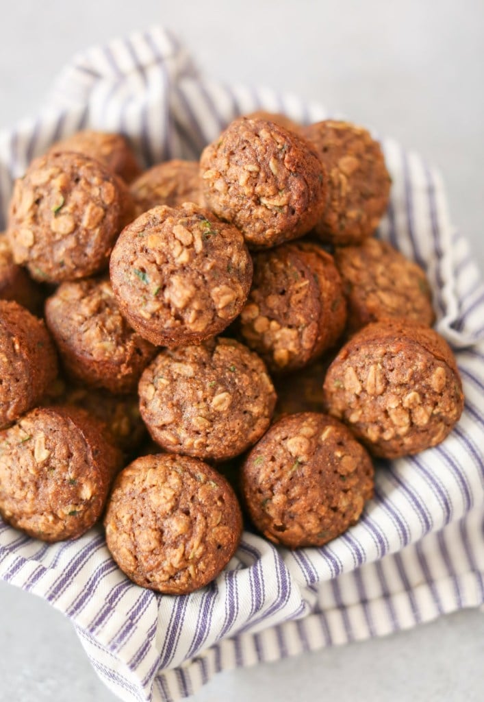 Whole-Grain Zucchini Bread Bites - Domesticate ME