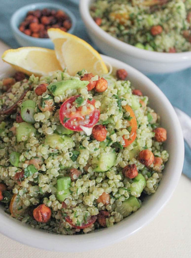 20 Satisfying Vegetarian Recipes- Quinoa Green Goddess Bowl