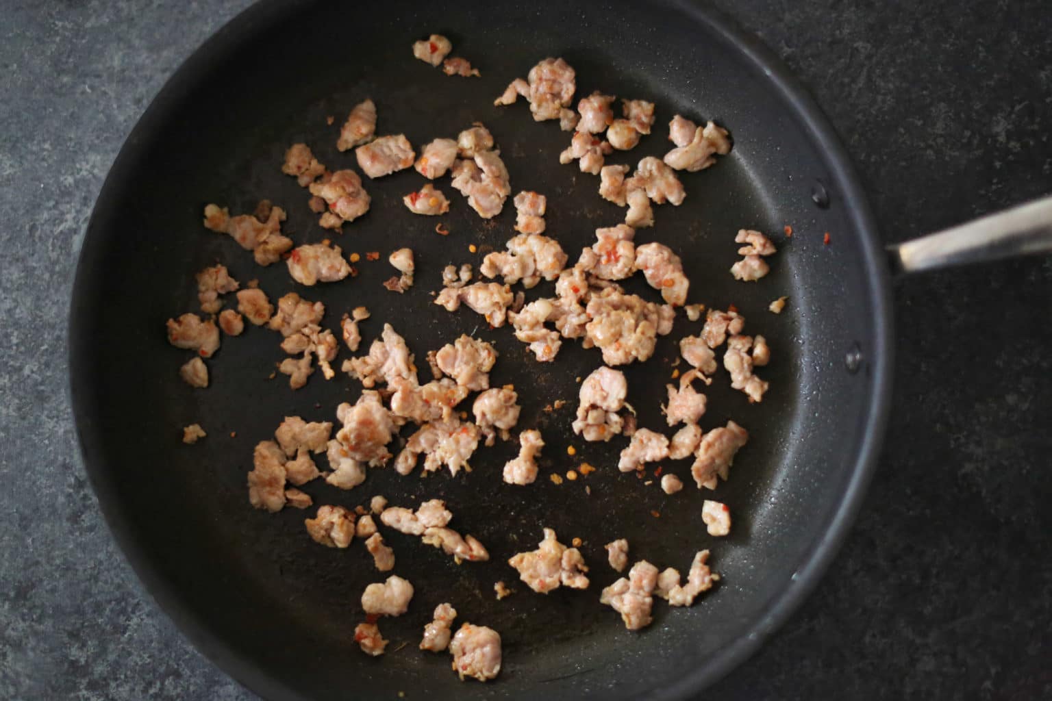 Skillet Cauliflower Gnocchi with Sausage and Spinach - Domesticate ME